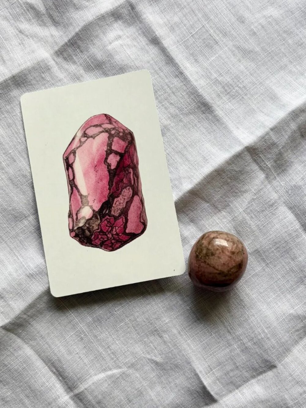 Small Polished Rhodonite Sphere